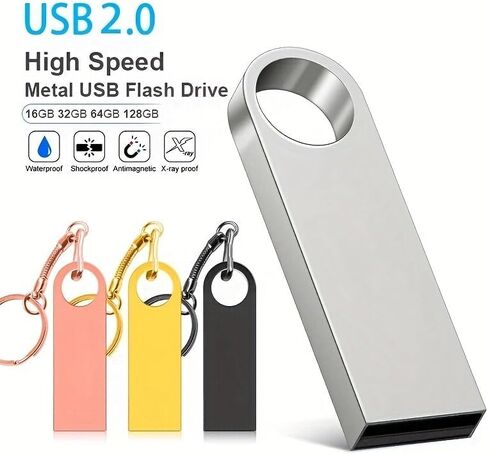 محرك فلاش USB سعة 8 جيجابايت مع محول من النوع C وحبل، محرك قلم USB 2.0 عالي السرعة، عصا ذاكرة تخزين صغيرة للهاتف/الوسادة/الكمبيوتر الشخصي/الكمبيوتر المحمول - (أسود 8 جيجابايت) in Kuwait