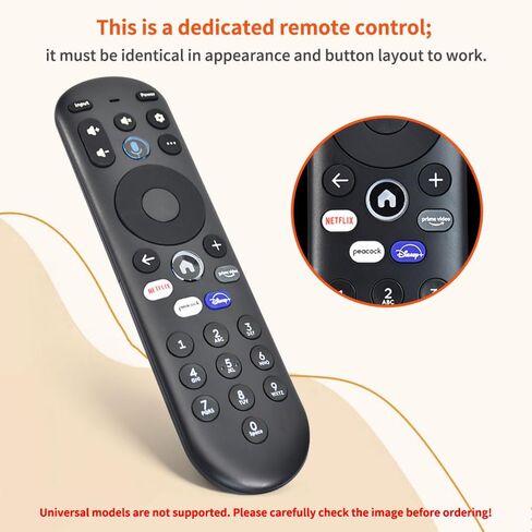 New Remote Control Replacement for pioneer xumo TV CP-RC1NA-23, without Voice Function for Hisense X UHD LED XClass TV CP-RC1NA-23 PN43-751-24U MG3-R34010/297107 PN50-751-24U PN55-751-24U PN65-751-24U in Kuwait