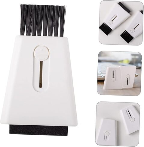 minkissy Double-Head Cleaning Brush for Keyboard Cleaning Window Grooves Easy Replacement Comfortable Use in Kuwait
