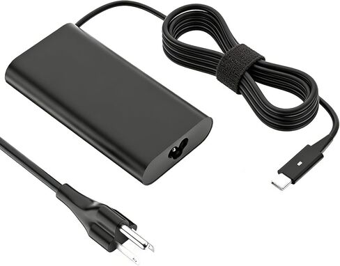 شاحن كمبيوتر محمول USB C بقدرة 90 وات لجهاز Dell، محول طاقة شحن سريع متوافق مع سلسلة Dell Latitude 3000 5000 7000، XPS 13، Inspiron 13 14 15 16 5000 7000، Vostro 5000، Precision 3480 3490 3500 3590 in Kuwait