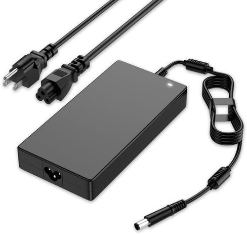 شاحن كمبيوتر محمول 180 وات لجهاز Dell Precision 7680 7670 7770 7780 7510 7520 7530، Alienware M15 R1 R2 R3، G3 G5 G7 15 17 Series، محول طاقة تيار متردد 19.5 فولت 9.23 أمبير مع سلك طويل إضافي 10.8 قدم، طرف أسطواني 7.4 مم in Kuwait