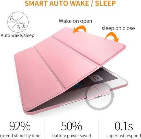 حافظات DuraSafe لجهاز iPad Air 3 2019 10.5 بوصة [Air 3rd Gen] A2152 A2123 A2153 A2154 حافظة خلفية ذكية من السيليكون الناعم خفيفة الوزن من مادة TPU - ذهبي نحاسي in Kuwait