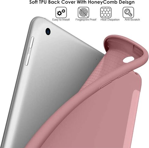 حافظات DuraSafe لجهاز iPad Air 3 2019 10.5 بوصة [Air 3rd Gen] A2152 A2123 A2153 A2154 حافظة خلفية ذكية من السيليكون الناعم خفيفة الوزن من مادة TPU - ذهبي نحاسي in Kuwait
