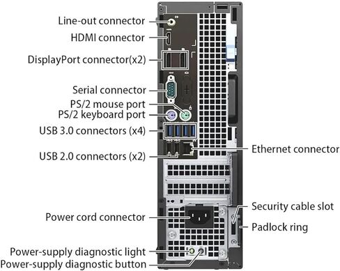 سطح المكتب لمحطة العمل طراز Precision 3420 SFF من Dell | كور i7-7700 - محرك الأقراص الصلبة SSD سعة 512 جيجابايت - ذاكرة الوصول العشوائي 16 جيجابايت | 4 نوى بسرعة 4.2 جيجا هرتز Win 11 Pro Black (متجدد) in Kuwait