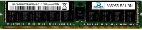835955-B21-BN - 16 جيجابايت DDR4-2666Mhz 2Rx8 ECC مسجل RDIMM (متوافق مع OEM PN # 835955-B21) in Kuwait