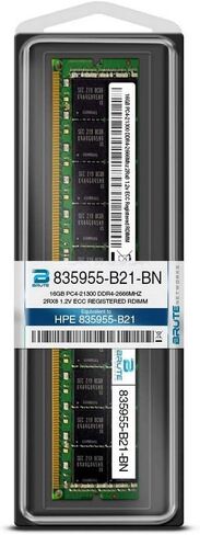 835955-B21-BN - 16 جيجابايت DDR4-2666Mhz 2Rx8 ECC مسجل RDIMM (متوافق مع OEM PN # 835955-B21) in Kuwait