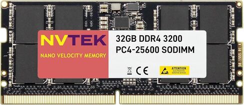 مجموعة ذاكرة الكمبيوتر المحمول 64 جيجا بايت 2 × 32 جيجا DDR4 3200 ميجا هرتز أو 2933 ميجا هرتز أو 2666 ميجا هرتز 260-PIN CL22 1.2 فولت غير مخزنة بنظام ECC SODIMM NVTEK in Kuwait