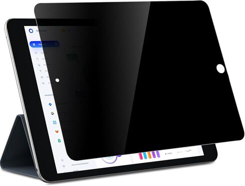 شاشة خصوصية PYS متوافقة مع iPad 9th/8th/7th Generation 10.2 بوصة، مضادة للتجسس، مضادة للوهج، كتلة ضوء زرقاء، مقاومة للخدش، عدد 1 in Kuwait