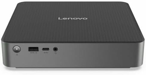 كمبيوتر مكتبي Lenovo IdeaCentre Mini 01Q8X10 91B6001PUT - Qualcomm Snapdragon X X1-26-100-32 جيجابايت - 512 جيجابايت PCI Express NVMe 4.0 x4 SSD - صغير - لونا رمادي - شريحة Qualcomm - Windows 11 Home - Adreno in Kuwait