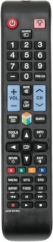 جهاز التحكم عن بعد العالمي AA59-00580A بديل لـ Samsung UN32EH5300 UN32EH5300F UN32EH5300FXZA UN40EH5300F UN40ES6100F UN40ES6100FXZA UN40ES6150F UN46ES6100F UN46ES6150 UN46ES6150F LCD LED TV in Kuwait