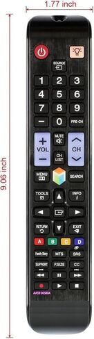 جهاز التحكم عن بعد العالمي AA59-00580A بديل لـ Samsung UN32EH5300 UN32EH5300F UN32EH5300FXZA UN40EH5300F UN40ES6100F UN40ES6100FXZA UN40ES6150F UN46ES6100F UN46ES6150 UN46ES6150F LCD LED TV in Kuwait