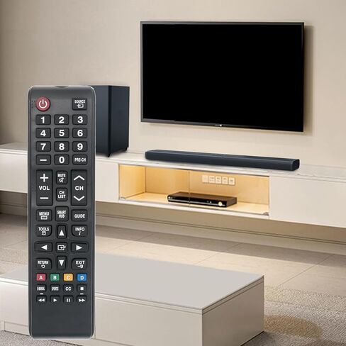 جهاز تحكم عن بعد بديل متوافق مع تلفزيون Samsung M4500 Series LED HD Smart Tizen UN32M4500BF UN32M4500BFXZA UN32N5300 UN43N5300 UN32M4500 UN43N5300AFXZA UN43N5300AF in Kuwait