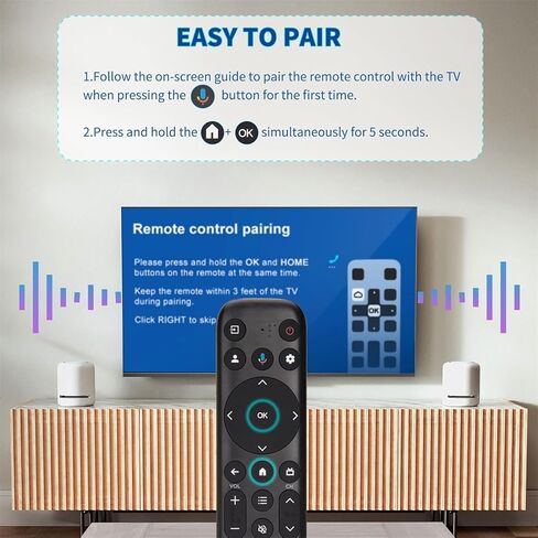 RC813 جهاز التحكم عن بعد العالمي لجهاز التحكم عن بعد TCL Google TV RC902V متوافق مع أجهزة التلفاز الذكية TCL QM8/QM7/S5/S4/S3/Q7/Q6/Q5 4K UHD HDR LED QLED QD-Mini LED كاملة الدقة (جهاز التحكم عن بعد الصوتي RC813) in Kuwait