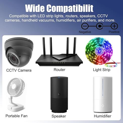 محول طاقة 9 فولت 2 أمبير متوافق مع Crosley CR8005A، Arduino Uno R3، Bowflex M3 M5 M7 M8، Schwinn 270 170 430 A10، مضخة الثدي Medela، جهاز التوجيه TP-Link، سلك شاحن 6.6FT in Kuwait