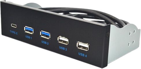 اللوحة الأمامية USB 3.1 لسطح المكتب 5.25 بوصة ROM Drive Bay USB3.0/3.1 19Pin إلى 1 قطعة USB TypeC + 2xUSB3.0 + 2 قطعة USB2.0 Hub in Kuwait