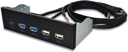 اللوحة الأمامية USB 3.1 لسطح المكتب 5.25 بوصة ROM Drive Bay USB3.0/3.1 19Pin إلى 1 قطعة USB TypeC + 2xUSB3.0 + 2 قطعة USB2.0 Hub in Kuwait