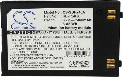 3.7V 2400mAh SB-P240ABC SB-P240ABK SB-P240A تبديل البطارية ل SC-MM10S SC-X300 SC-X300L VP-X205L SC-X205L SC-MM12 SC-X210L VP-X300L VP-X300 in Kuwait