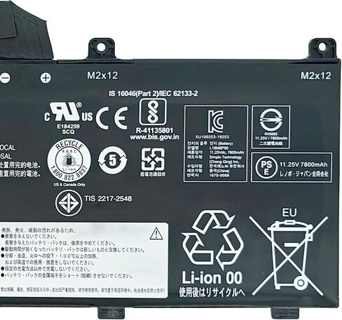 بطارية L18M6P90 90Wh 8000mAh بديلة لجهاز Lenovo ThinkPad P53 20QN 20QQ Series SB10K97664 02DL028 SB10T83144 5B10W13901 L18C6P90 SB10K97665 02DL029 SB10T83145 5B10W13902 11.25 فولت 6 خلايا in Kuwait