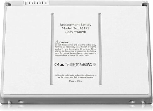 A1175 A1260 A1211 A1226 A1150 (فقط لإصدار 2006 2007 2008) استبدال بطارية الكمبيوتر المحمول لجهاز MacBook Pro 15 بوصة MA348 M6099 MA348/A MA348G/A MA348J/A (10.8 فولت 60 وات) in Kuwait