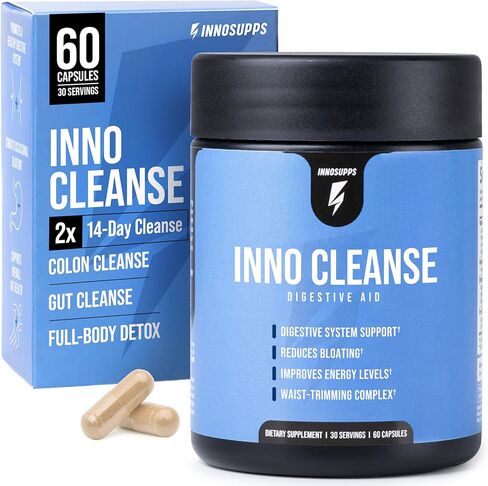 Inno Cleanse - Waist Trimming Complex | Digestive System Support & Aid | Reduced Bloating | Improves Energy Levels | Gluten Free, Vegan Friendly in Saudi Arabia