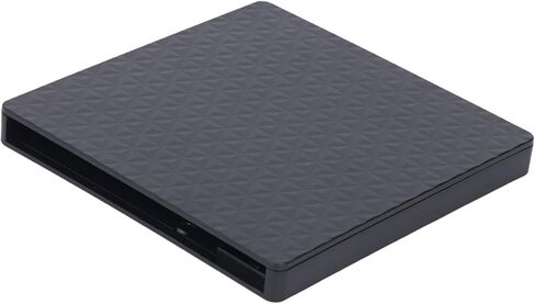 Fabater External Optical Drive Case, Ultra Thin 9.5mm Compatible Plug and Play External DVD Drive Enclosure, Detachable Optical Box with Type C USB 3.0 Interface for Laptops in Kuwait