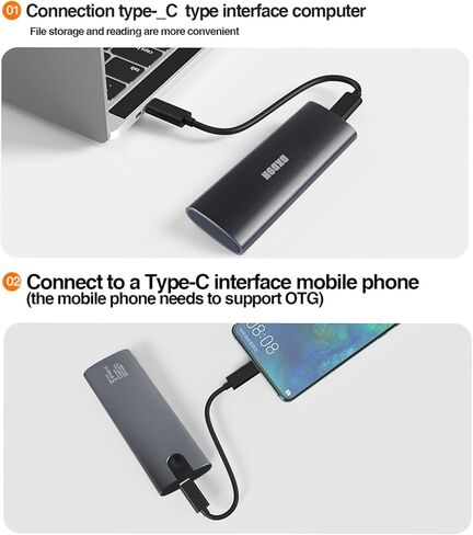 الأجهزة الطرفية للكمبيوتر ذات الغلاف الصلب الخارجي M.2 NVMe SATA SSD in Kuwait