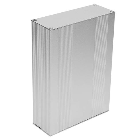Garosa Aluminum Cooling Box, Silver Aluminum Enclosure for PCB Projects, 54 * 145 * 200mm for Mobile Power Supply and Instruments in Kuwait