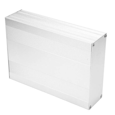 Garosa Aluminum Cooling Box, Silver Aluminum Enclosure for PCB Projects, 54 * 145 * 200mm for Mobile Power Supply and Instruments in Kuwait