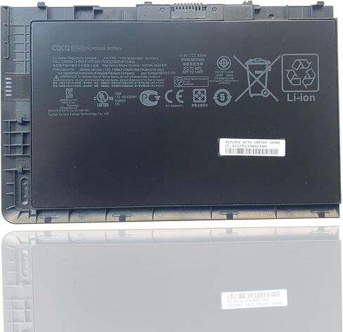 بطارية CQCQ BT04XL لسلسلة أجهزة الكمبيوتر المحمولة HP Elitebook Folio 9470 9480 9470M 9480M H4Q47AA HSTNN-IB3Z HSTNN-I10C HSTNN-DB3Z BT04 BA06 BA06XL 696621-001 687517-171 (14.8 فولت 52 وات في الساعة) in Kuwait
