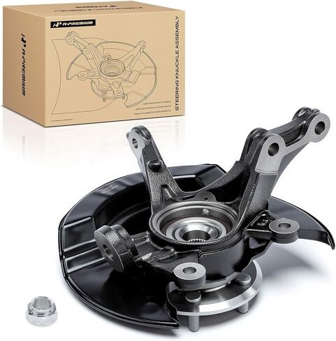 مجموعة مفصل التوجيه الأمامي الممتاز ومجموعة محور تحمل العجلة متوافقة مع Honda CR-V CRV 2007 2008 2009 2.4L، جانب السائق الأيسر، استبدال # 44600SJKJ00، 45255STKA00 in Kuwait