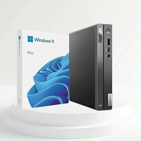كمبيوتر Lenovo ThinkCentre neo 50q Gen 4 Business MFF، الجيل الثالث عشر Intel Core i5-13420H، منفذ عرض، HDMI، RJ-45، Wi-Fi 6، Windows 11 Pro (ذاكرة الوصول العشوائي 32 جيجابايت | 2 تيرابايت SSD) in Kuwait