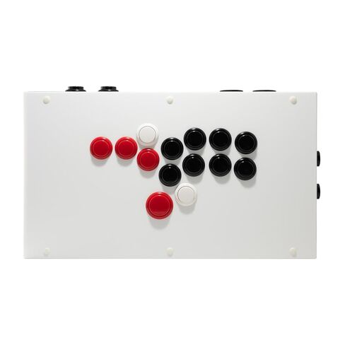 وحدة تحكم الممرات البيضاء Fightbox F8 R3L3 PS5، بدون رافعة لأجهزة الكمبيوتر/PS5/PS4 المتوافقة مع محول إلكترونيات Sanwa، 16 زرًا، نوع فصل الكابل in Kuwait