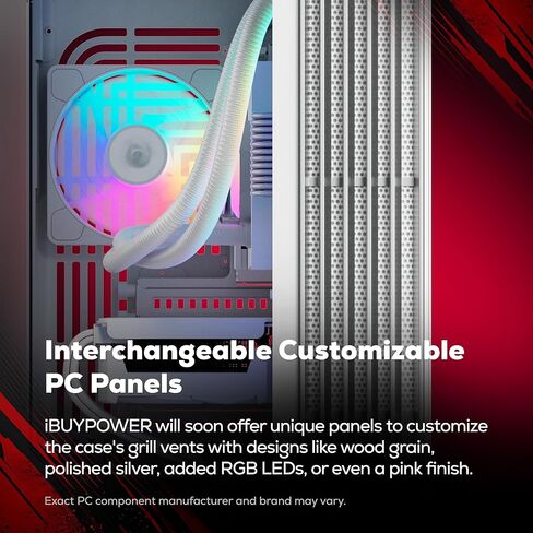 iBUYPOWER Trace Gaming PC Desktop Computer Intel Core Ultra 7 265F CPU, NVIDIA GeForce RTX 5060 8GB GPU, 32GB DDR5 5200MHz RAM, 1TB NVMe SSD, Windows 11 Home, Gamer Keyboard and Mouse - TWI7N5601 in Kuwait