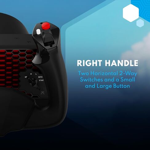 Honeycomb Aeronautical XPC Alpha Yoke & Switch Panel - جودة الطيران لمحاكاة الطيران - نظام التحكم الكامل في قمرة القيادة المنزلية للطيارين الطلاب وعشاق محاكاة الطيران - XBOX/PC in Kuwait