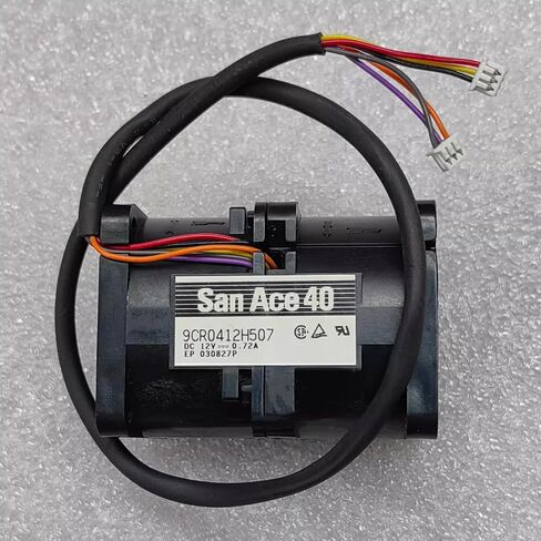 DC12V 0.72A 6-Wire Dual Plug 40x40x56mm 4cm Server Cooling Fan 9CR0412H507 in Kuwait