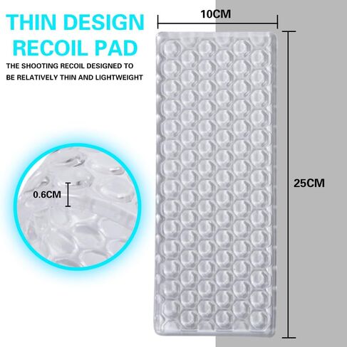 G3 Recoil Pad for Shooting Vests and Shirts, Shock Absorbing Shoulder Pad, Compatible with Reactar G3, Vests and Shooting Jackets, Cushion Shoulder Pads Recoil Protection for Shotgun Rifle in Kuwait