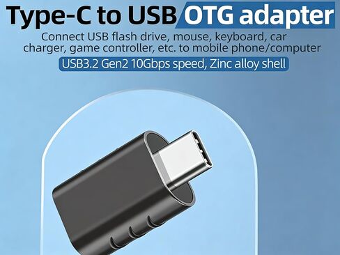 محول USB C إلى USB، ومحول USB 3.0 أنثى إلى Thunderbolt 4/3، متوافق مع أجهزة الكمبيوتر المحمولة Galaxy، وMacBook Pro Air 2024، وSurface، وXPS، والمزيد من الأجهزة من النوع C (عبوتان) in Kuwait