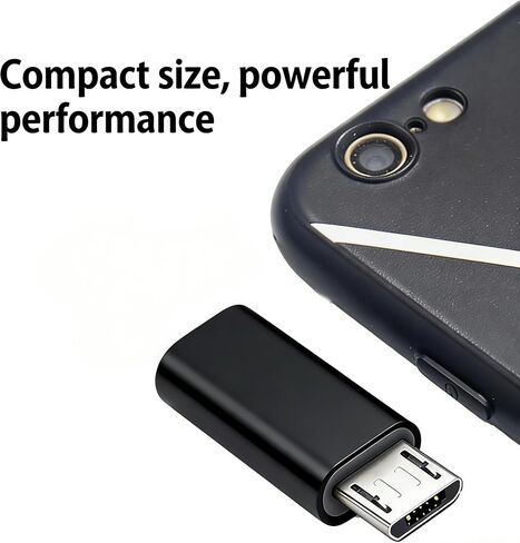 محول USB C أنثى إلى Micro USB ذكر بديل متوافق مع Nexus Kindle Samsung Galaxy LG Xbox PS والأجهزة الأخرى، محول Micro-USB إلى USB C محول شاحن سريع (عبوتان) in Kuwait