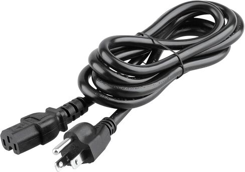 كابل الطاقة المُدرج في قائمة UL بطول 6 أقدام و16AWG، موصل ذكر NEMA 5-15 إلى موصل C15 أنثى-9KKCP in Kuwait