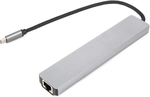 موزع USB C، قاعدة توصيل للكمبيوتر المحمول 8 في 1، محول USB C متعدد المنافذ من الألومنيوم مع USB3.0، RJ45، منفذ USB C أنثى، منفذ USB C ذكر، قارئ بطاقة SD TF in Kuwait