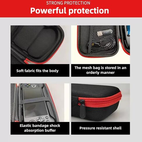 Voikoli Portable Shockproof Storage Bag Compatible with RG557 RG556,Handheld Game Console Hard Carry Case Cover in Kuwait