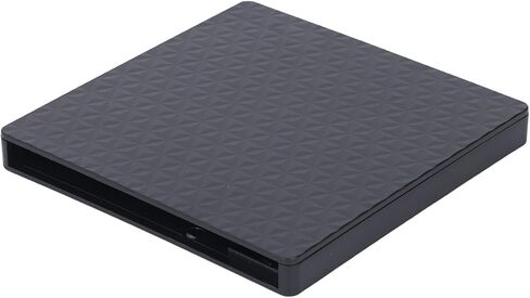حاوية محرك الأقراص الصلبة Alomejor، صندوق ABS نحيف USB 3.0 ODD مع سرعة 5 جيجابت في الثانية للنسخ الاحتياطي لبيانات الكمبيوتر المحمول واستخدام السفر، متوافق مع محركات الأقراص الضوئية مقاس 9.5 مم in Kuwait