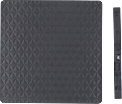 حاوية محرك الأقراص الصلبة Alomejor، صندوق ABS نحيف USB 3.0 ODD مع سرعة 5 جيجابت في الثانية للنسخ الاحتياطي لبيانات الكمبيوتر المحمول واستخدام السفر، متوافق مع محركات الأقراص الضوئية مقاس 9.5 مم in Kuwait