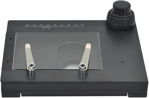 Microscope Xy Gliding Table, Microscope Table High Accuracy Mobile, Horizontal Travel Range 75mm, Vertical Travel Range 56mm, Reading Accuracy 1mm, for Micro Photography, Examination in Kuwait