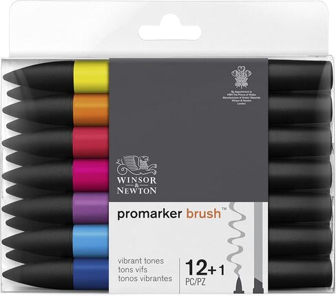 Winsor & Newton ProMarker Brush Set, 6 Count, Mid Tones in Saudi Arabia