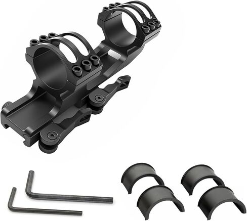 Persei Scope Mount Quick Release 1 inch / 30mm QD Cantilever Offset Picatinny Scope Mount 1.42 Center High in Kuwait