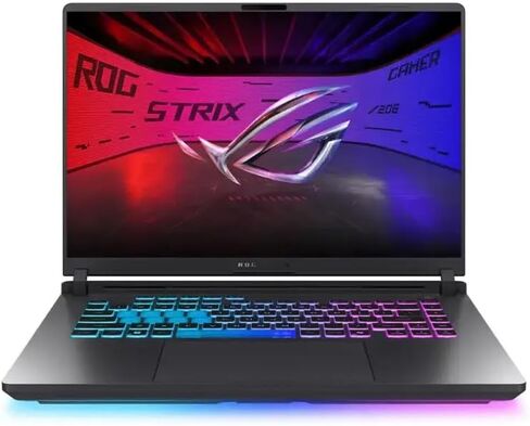 ASUS ROG Strix G16 كمبيوتر محمول للألعاب 16 بوصة 165 هرتز WUXGA IPS شاشة Intel 16-Core i7-14650HX 16GB DDR5 2TB SSD NVIDIA GeForce RTX 5060 8GB GDDR7 Wi-Fi 7 4-Zone RGB لوحة مفاتيح بإضاءة خلفية كاميرا IR Win11 Home in Kuwait