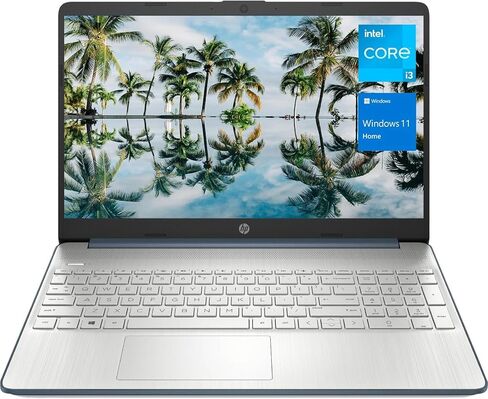 لاب توب اتش بي 15.6 بوصة اتش دي، انتل كور i3-1115G4، ذاكرة الوصول العشوائي 8 جيجا، 256 جيجا M.2 NVMe SSD، كاميرا ويب، قارئ بطاقة SD، ويندوز 11 هوم في وضع S، ازرق مع ملحقات HEX in Kuwait