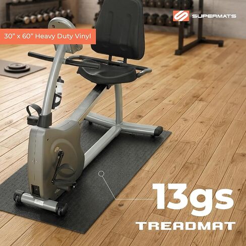 SuperMats مصنوعة في الولايات المتحدة الأمريكية للدراجات الداخلية، ودراجات الاستلقاء، ودراجات التمرين المستقيمة والخطوات in Saudi Arabia