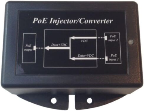 تايكون باور سيستمز - POE-CONV-2AT-60-2x802.3af محول جيجابت PoE 4 أزواج in Kuwait